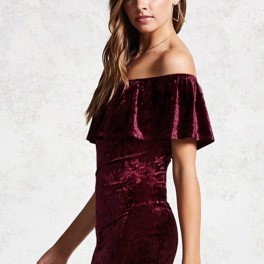 Forever 21 Velour Dress